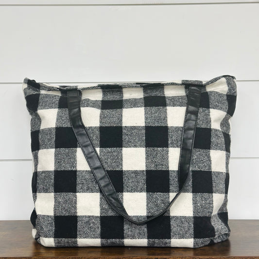 Checkered Tote Bag