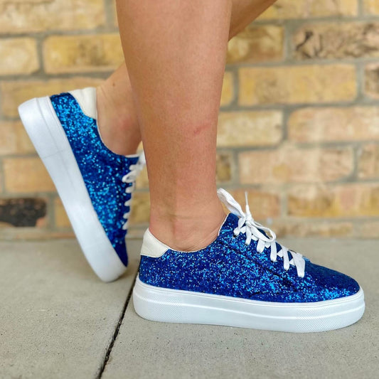 Corkys Bedazzle Sneaker-Electric Blue
