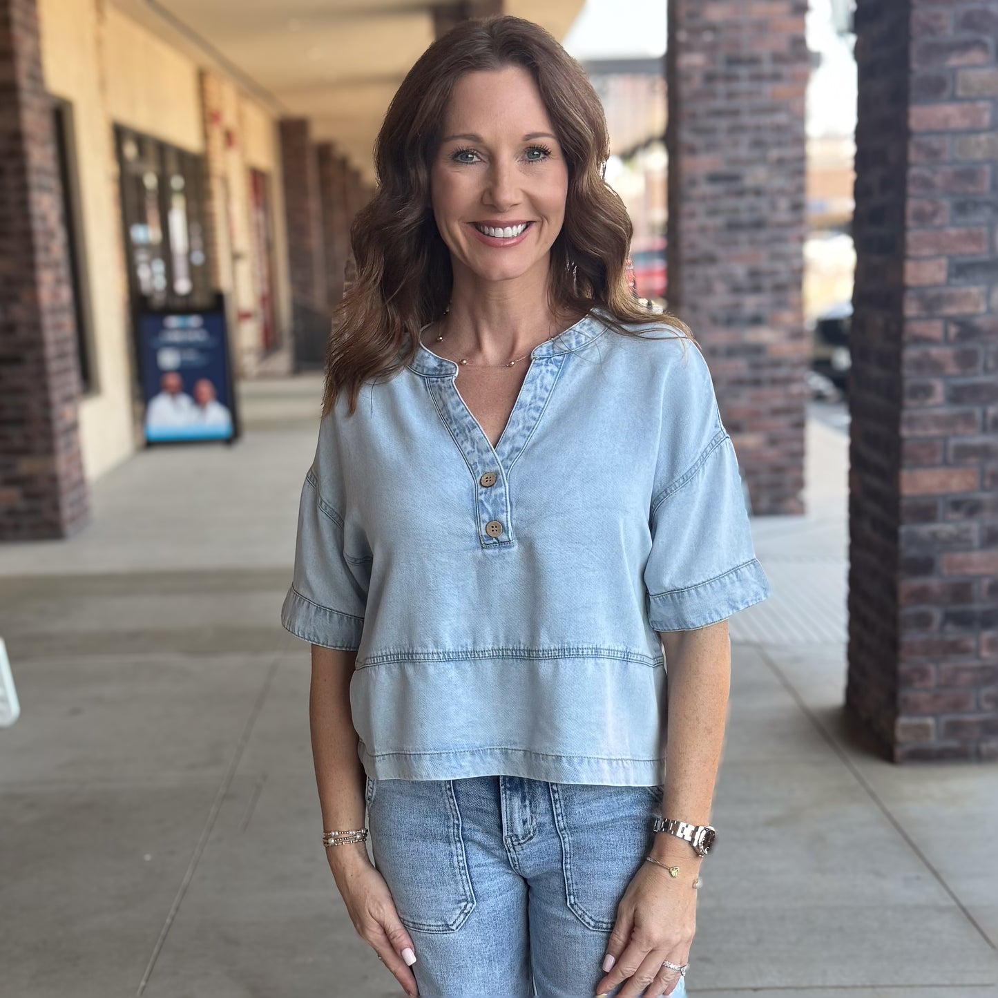Everyday Denim Top