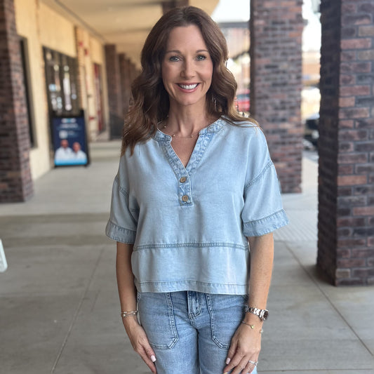 Everyday Denim Top