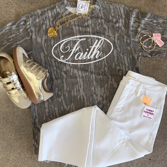 Faith Camo Tee