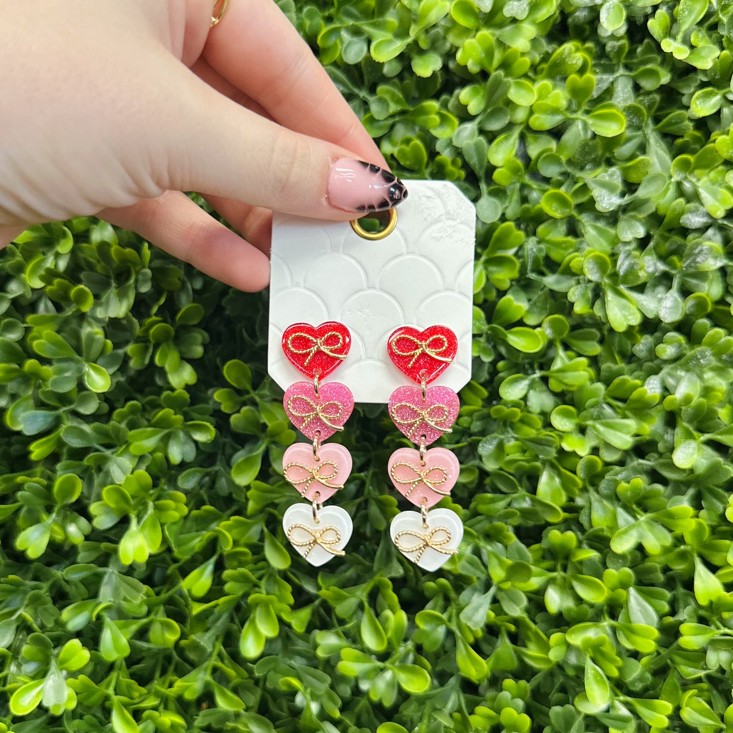 Heart & Bow Earring