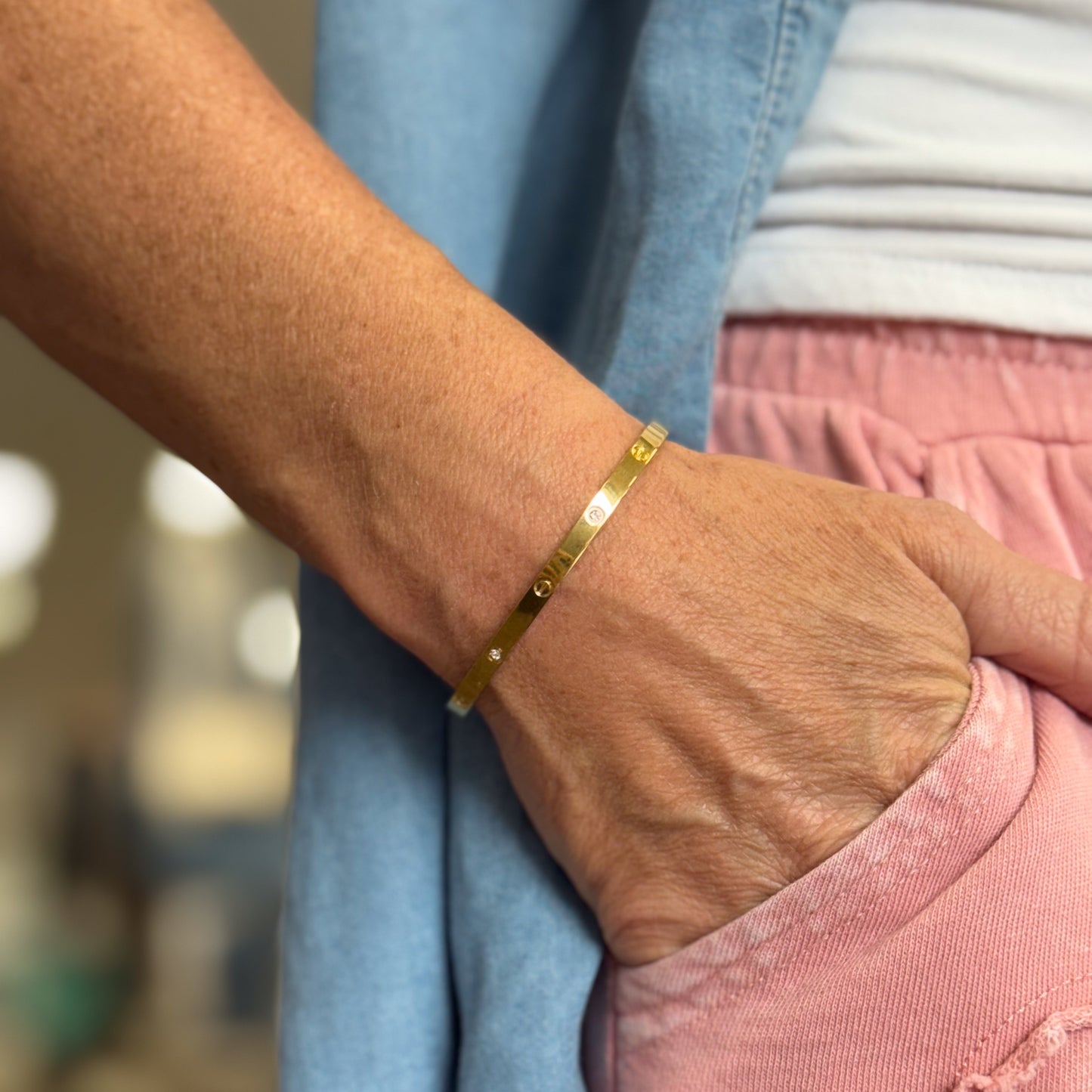 Gold Love Bracelets