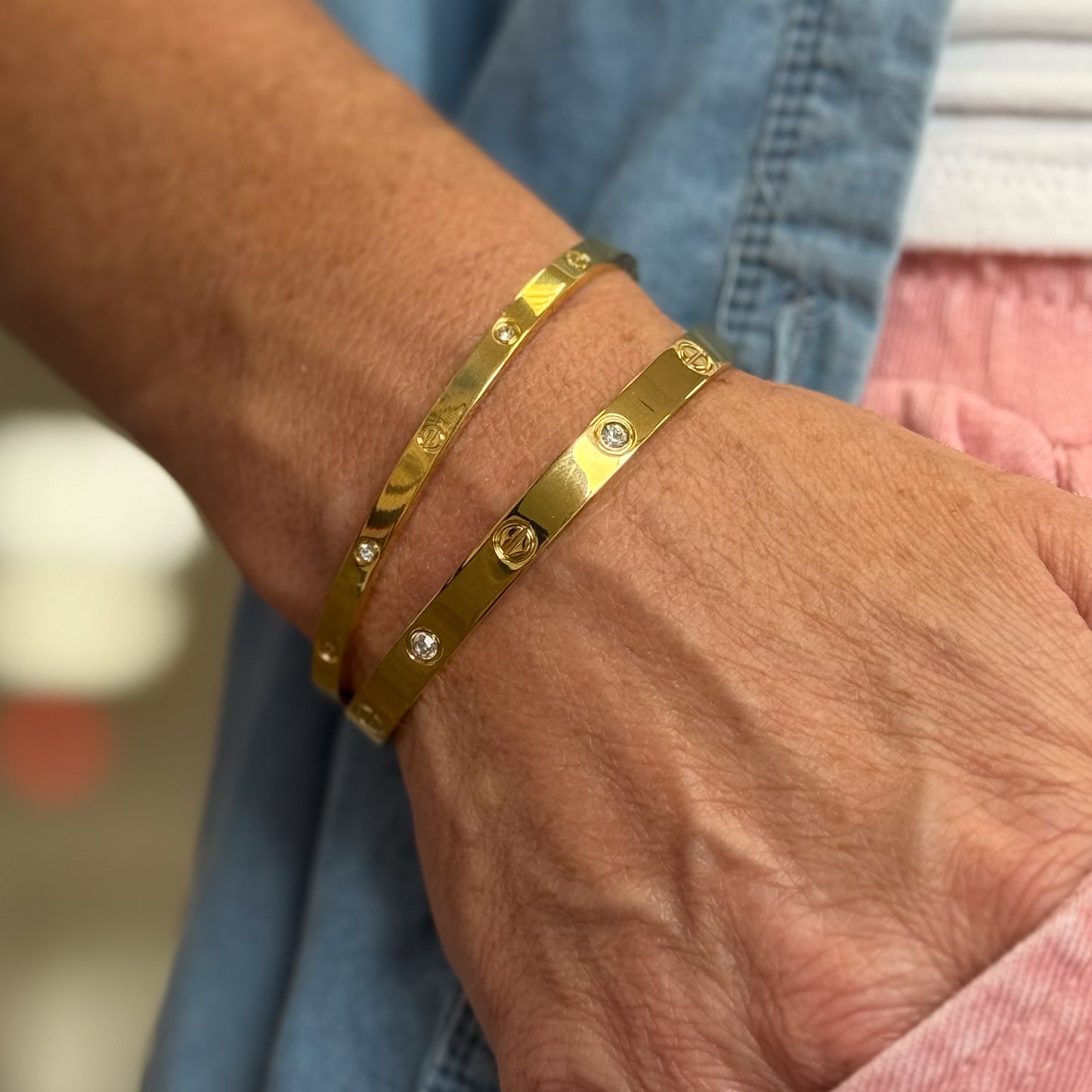 Gold Love Bracelets
