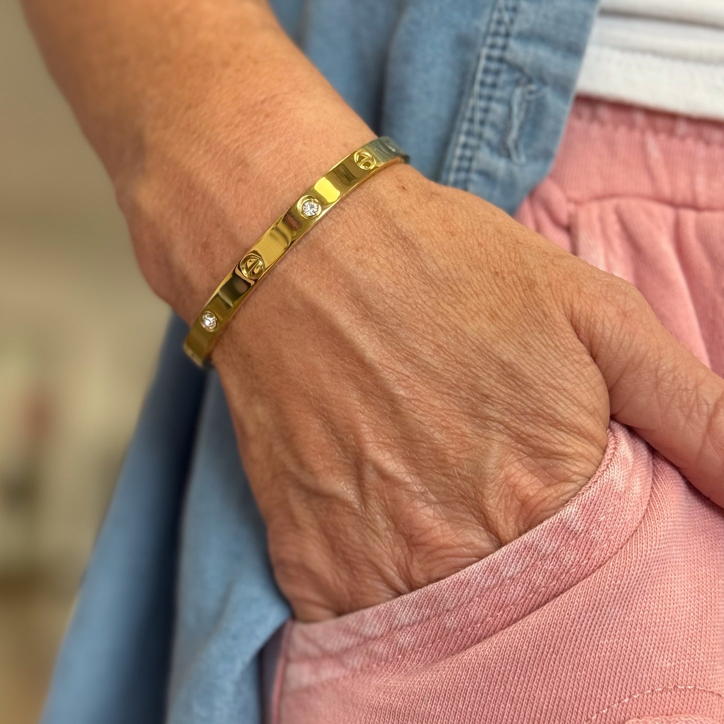 Gold Love Bracelets