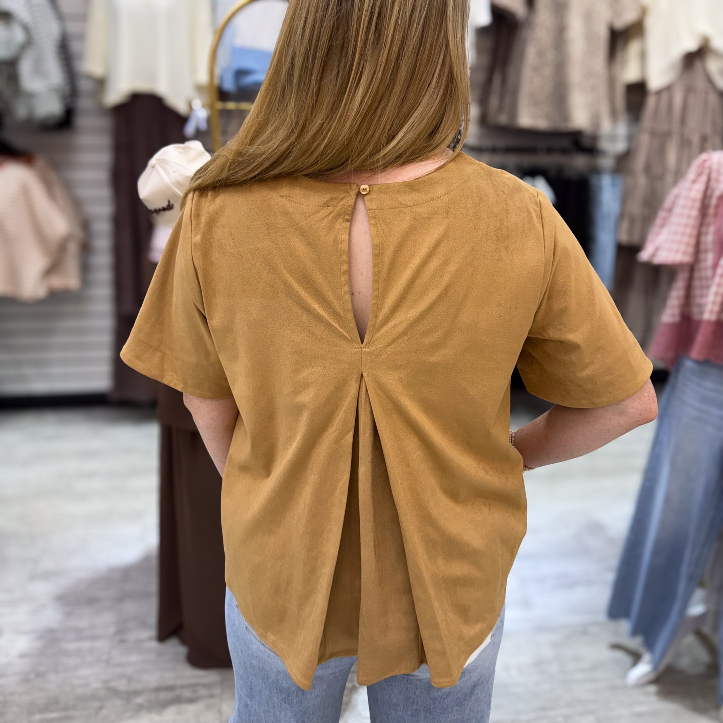 Luxurious Suede Top-2 Colors