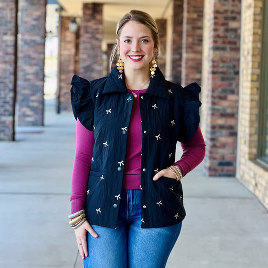 Cutie Pie Bow Vest