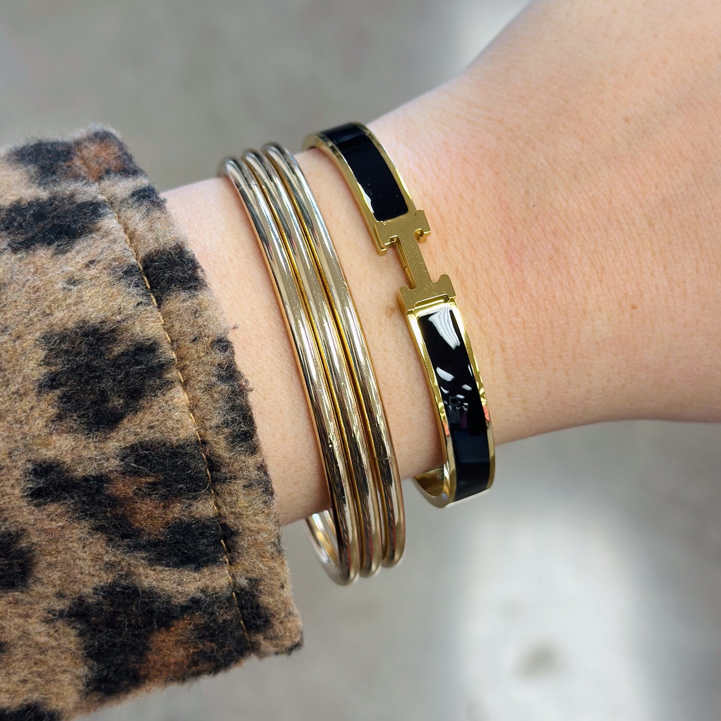 H Bangle Bracelets