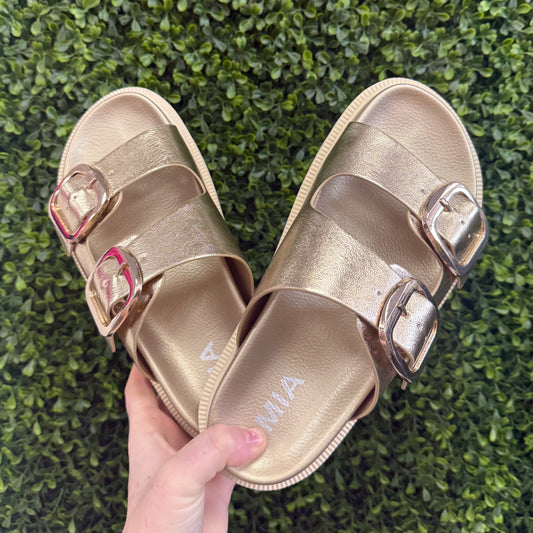 Mia Gold Gen Slide On