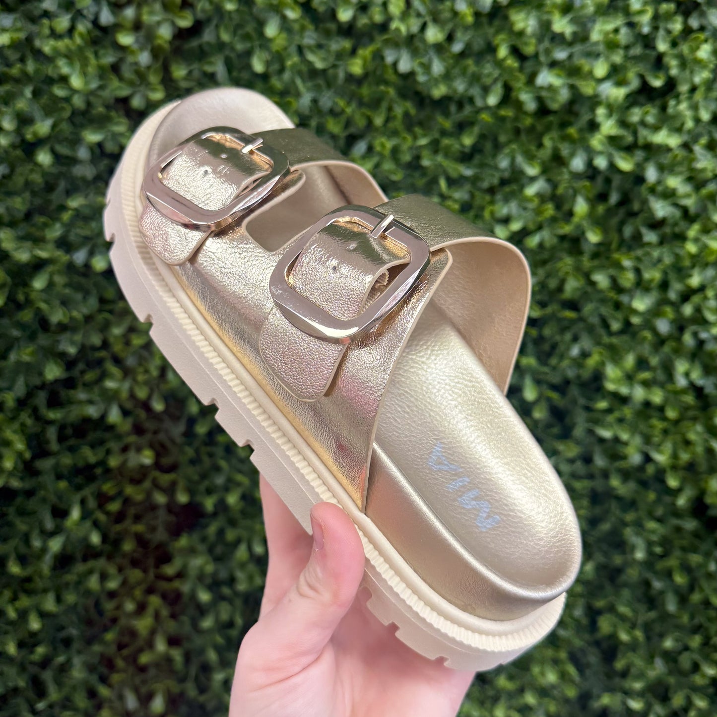 Mia Gold Gen Slide On
