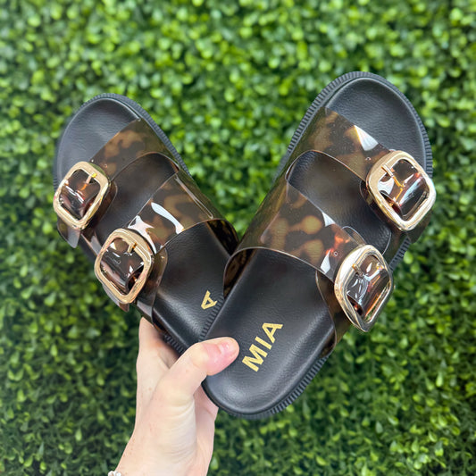 MIA Gen Tortoise Jelly Slide On