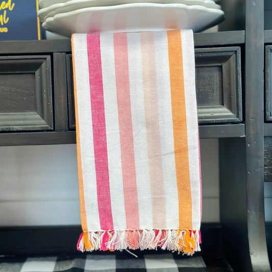 Pink Sunset Hand Towel