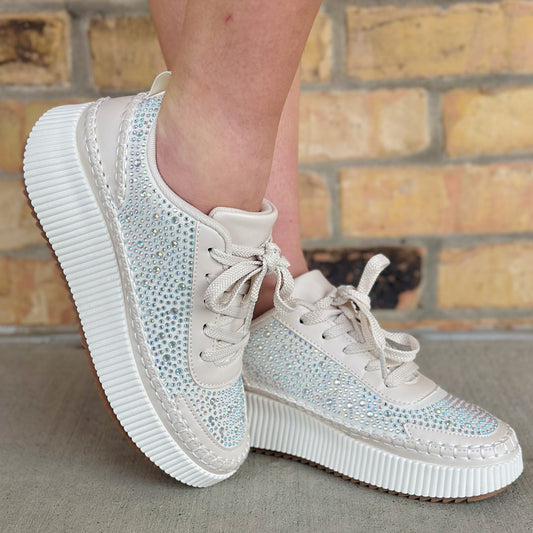 Dune Rhinestone Sneakers