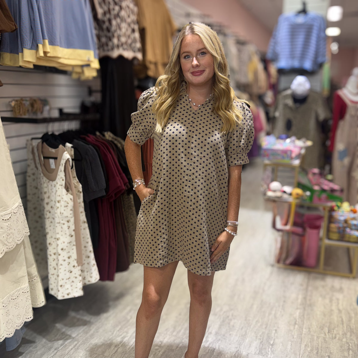 Autumn Dot Dress