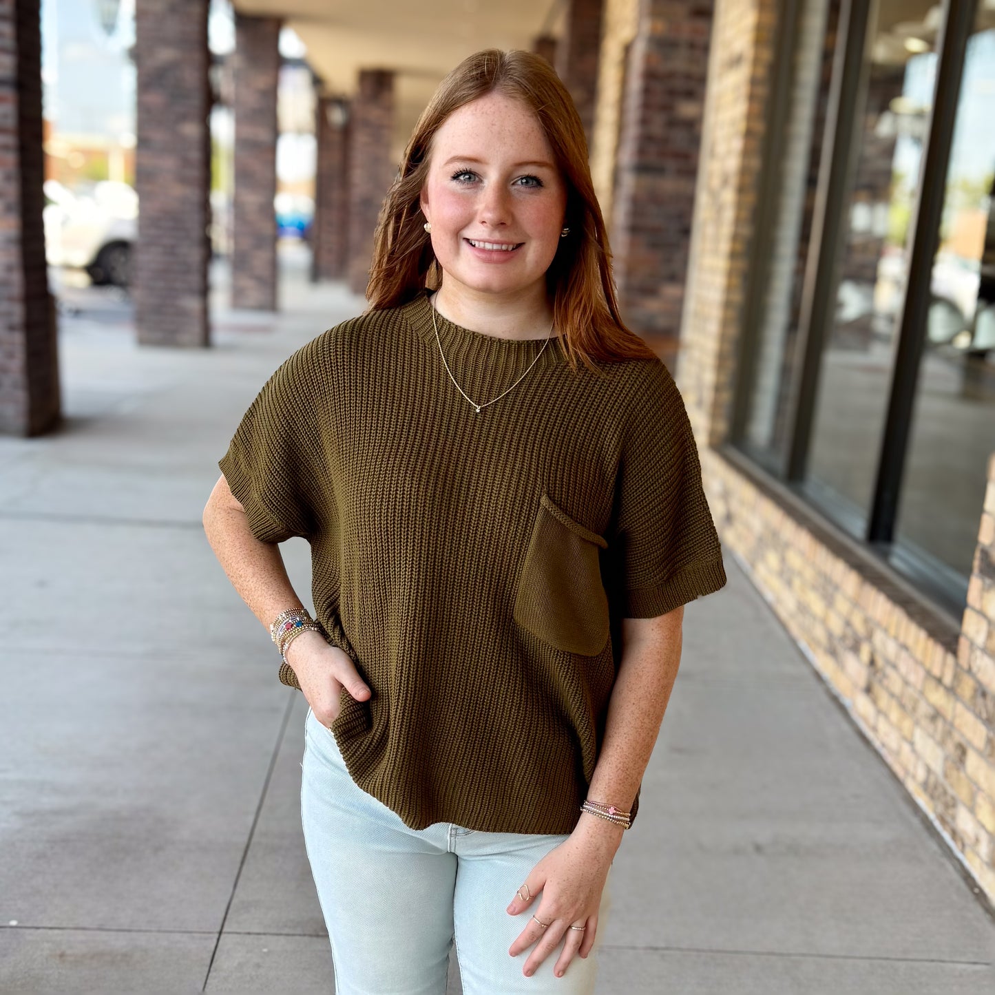 Perfect Everyday Short Sleeve Sweater