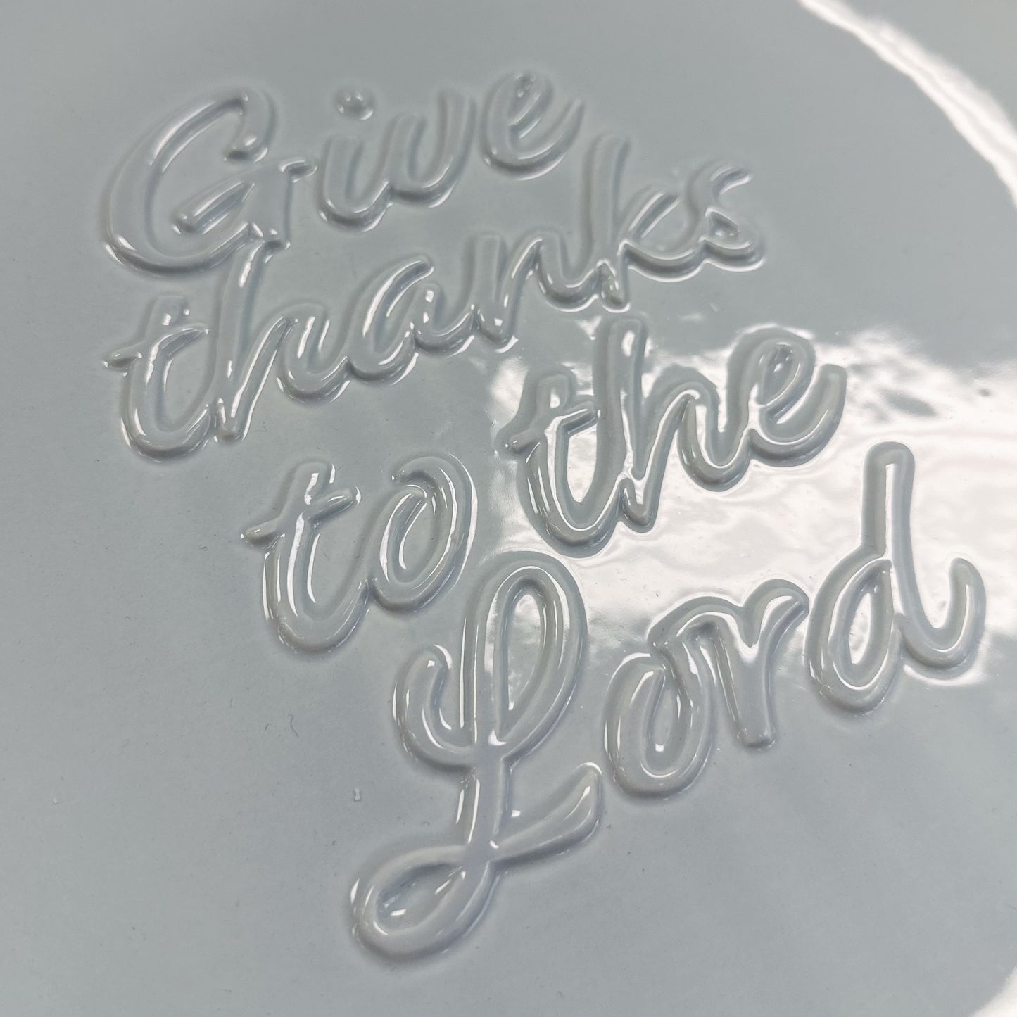 Give Thanks to the Lord Plate