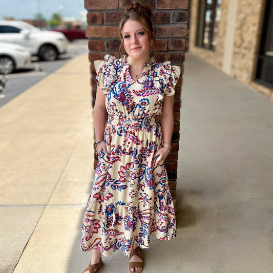 Spring Charming Midi Dress