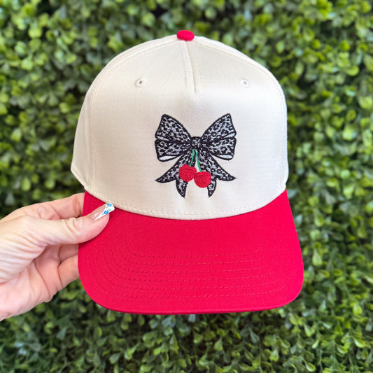 Cherry Bow Hat