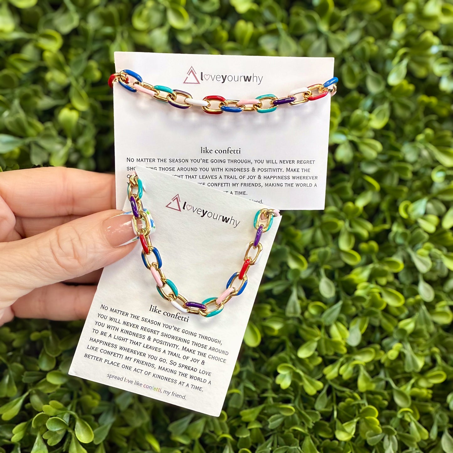 Love Your Why Chain Bracelet & Necklace