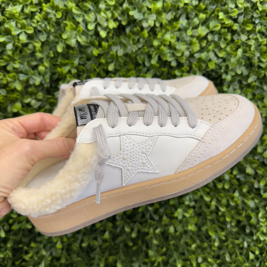 Fall Vibes Slide On Sneaker w/ Sherpa