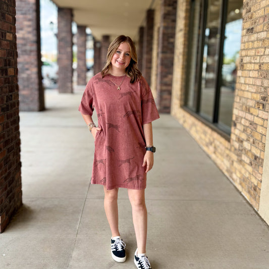 Wild For You T-Shirt Dress