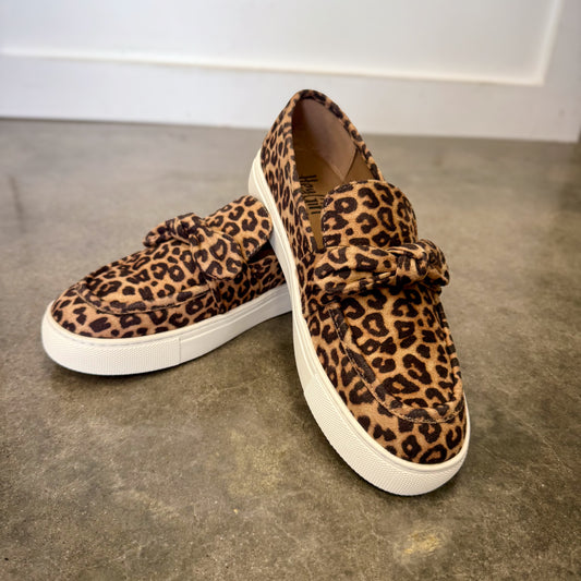Corkys Why Knot Leopard Slide On Sneaker