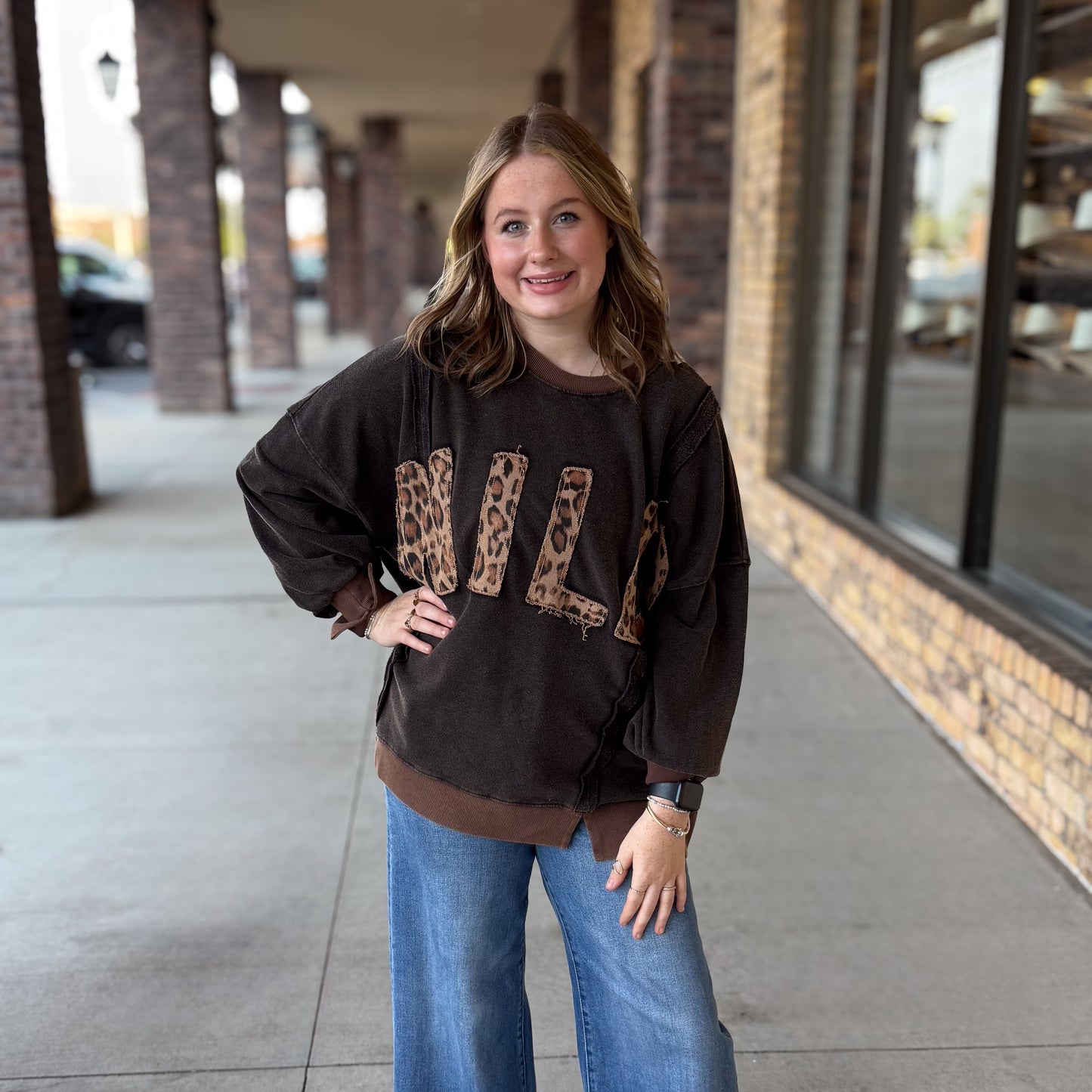 Wild & Free Oversized Pullover