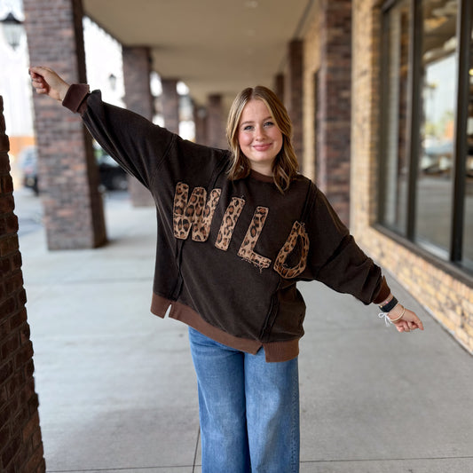 Wild & Free Oversized Pullover