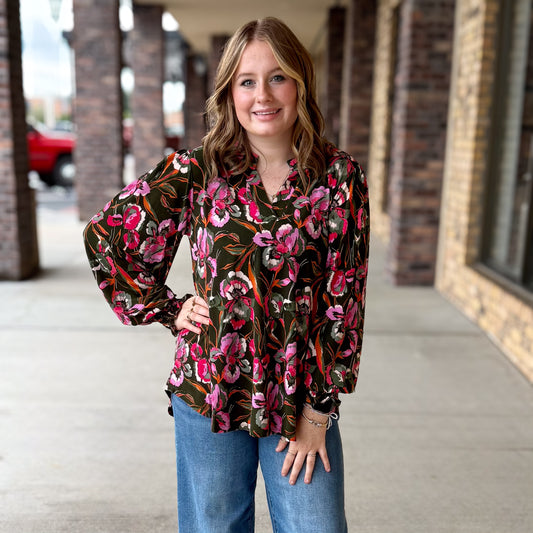 Dear Scarlett Wrinkle Free Fall Top