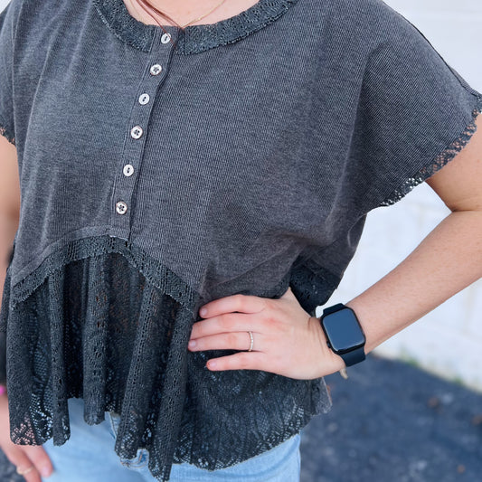 Sunday Blues Blouse