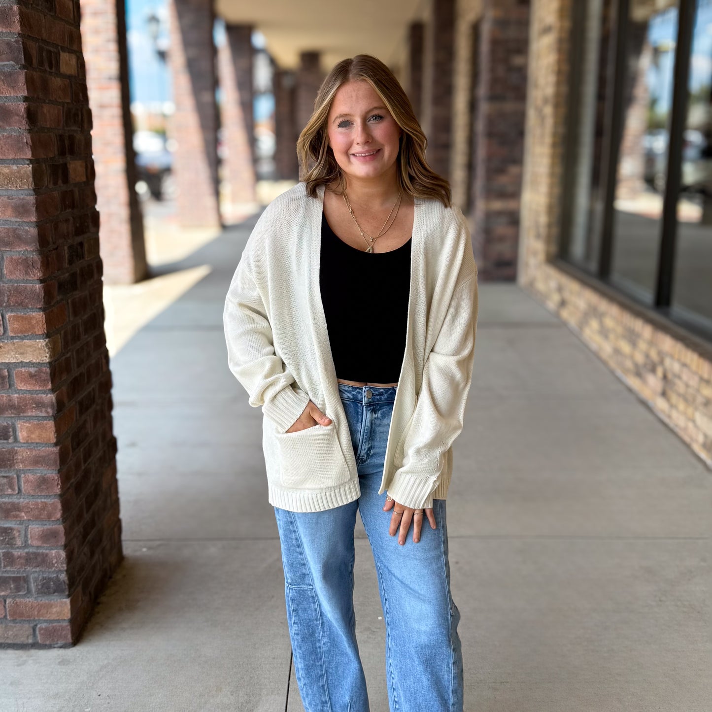 Cozy Open Front Cardigan