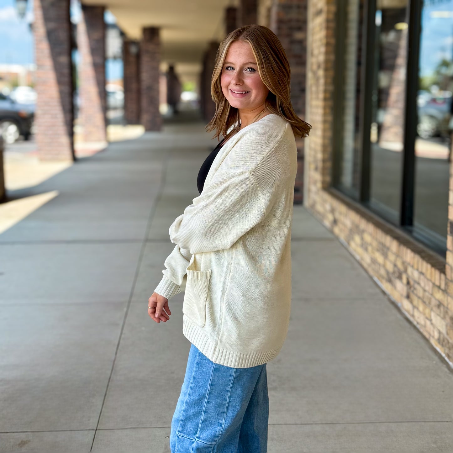 Cozy Open Front Cardigan