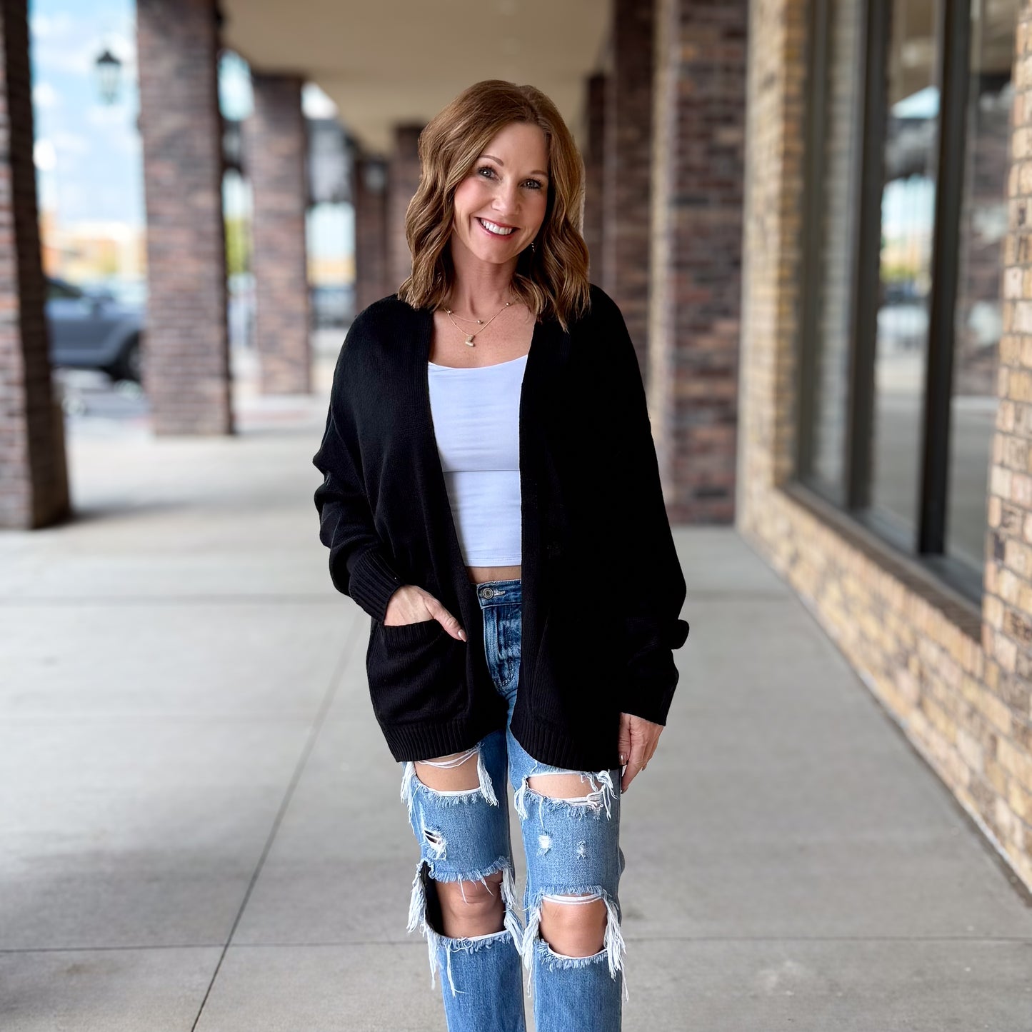 Cozy Open Front Cardigan
