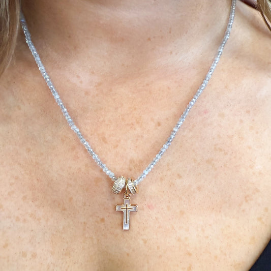 Beaded Cross Necklace