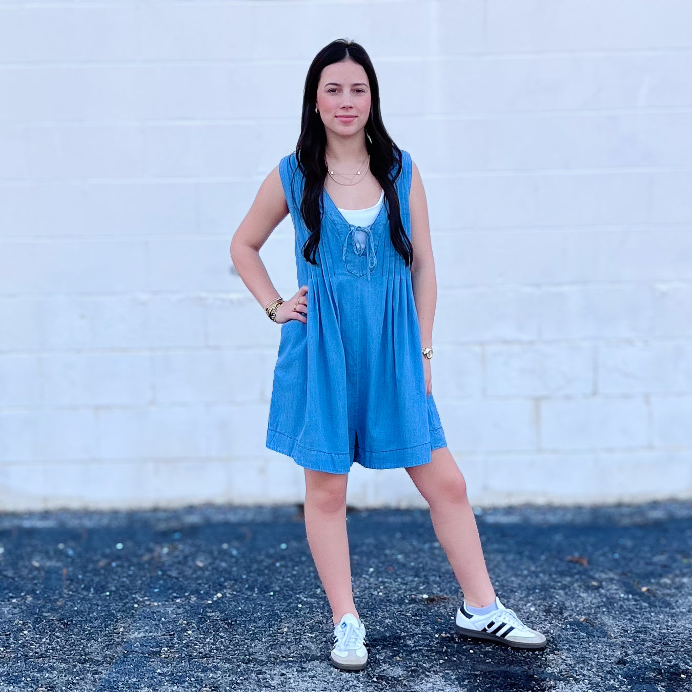 Denim Bliss Romper