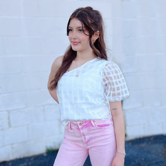 Checkered Swing Top