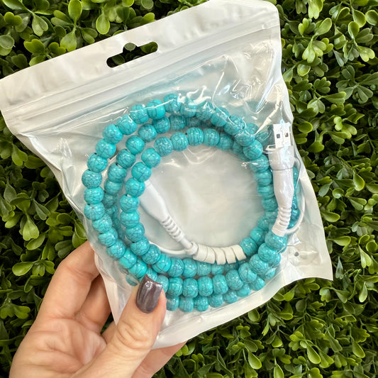 Turquoise Phone Charger