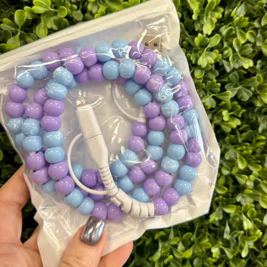 Blue & Purple Combo Beaded Charger