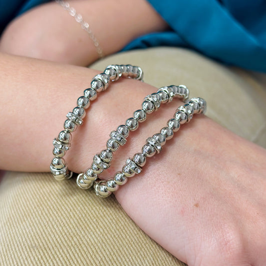 Just a Little Bling Silver and Gold Bracelet Sets