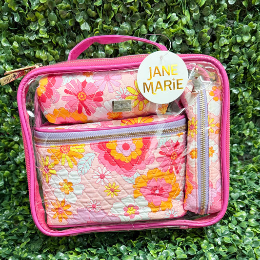Jane Marie Flower Power Travel Set