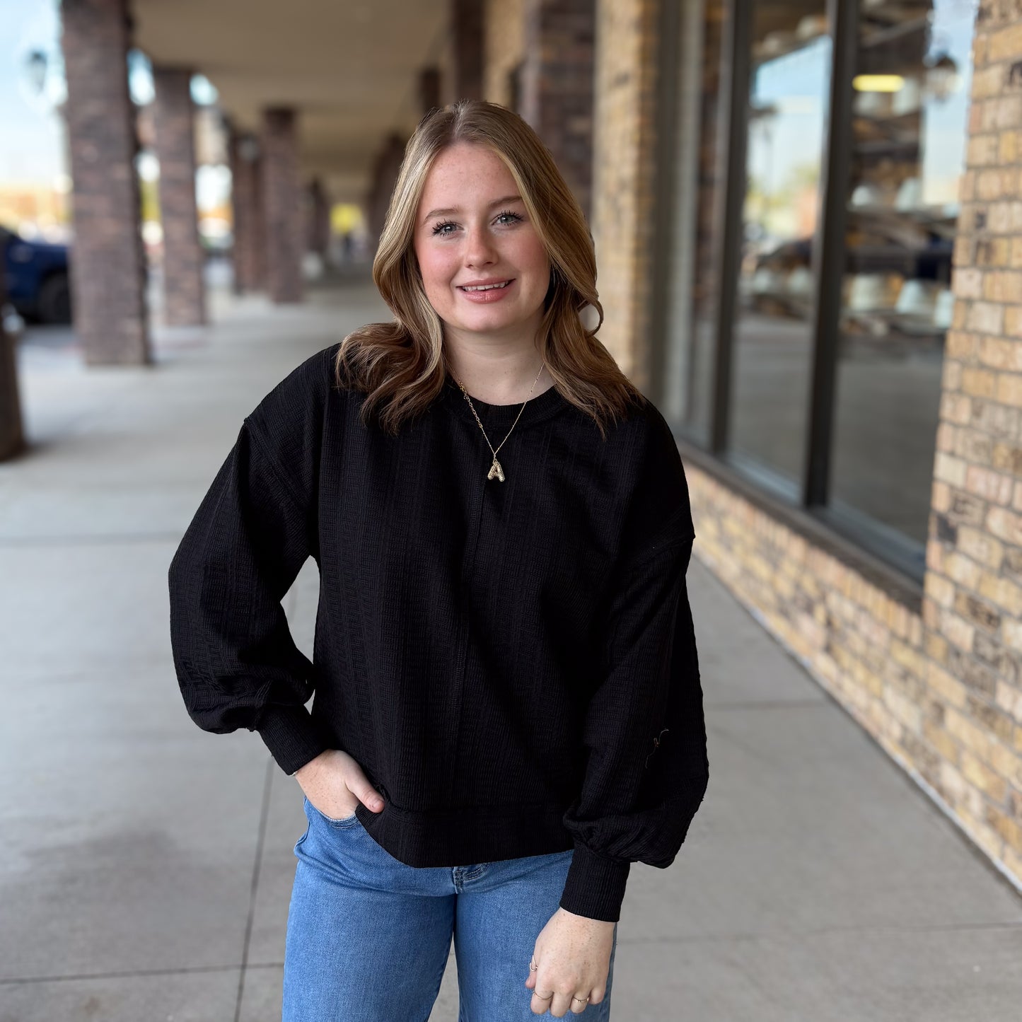 Solid Square Neck Everyday Top: 2 Colors