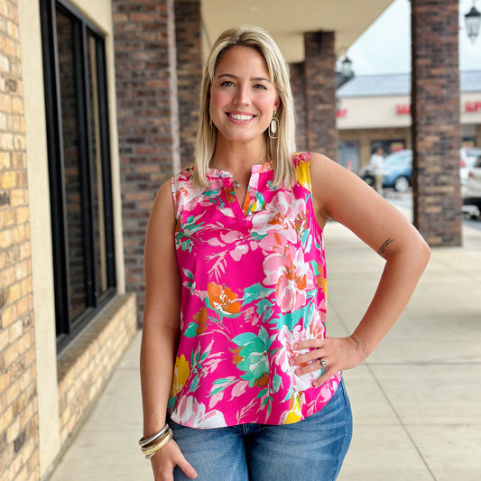 Floral Bliss Tank Top