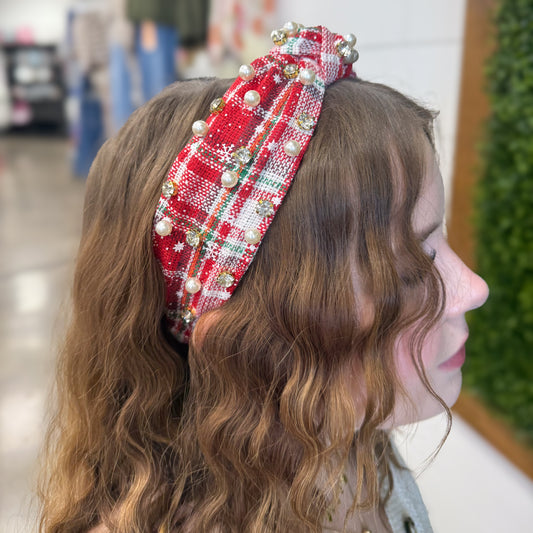 Christmas Plaid Headband