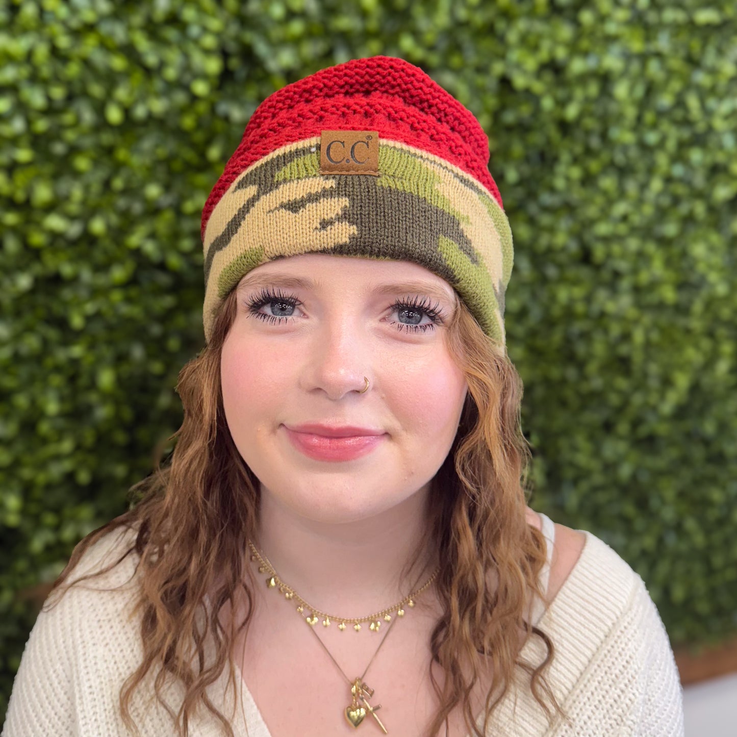 C.C. Camo Beanie: 2 Colors