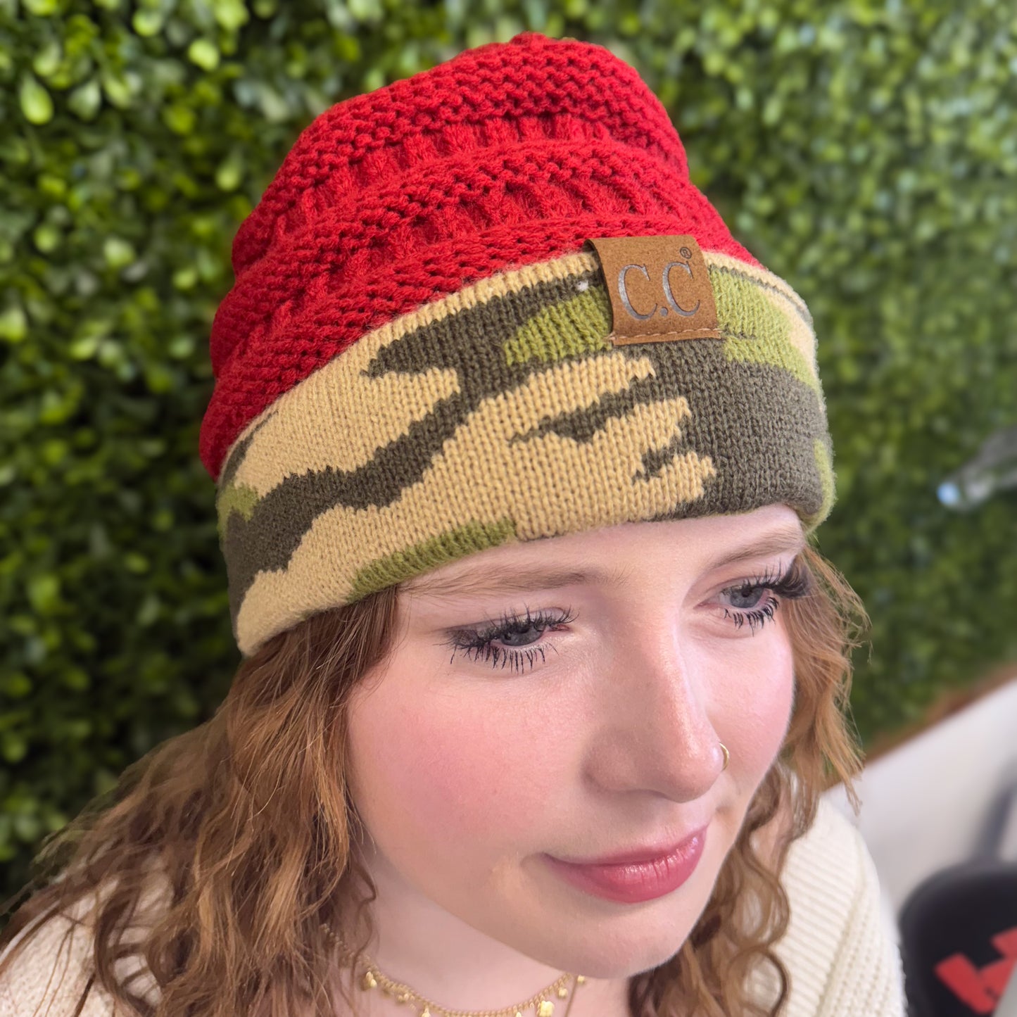 C.C. Camo Beanie: 2 Colors