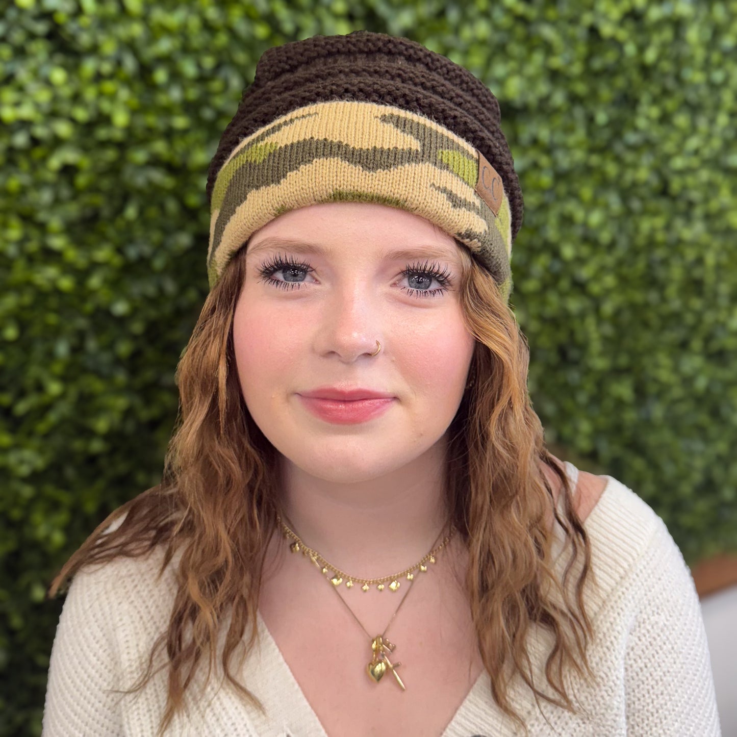 C.C. Camo Beanie: 2 Colors