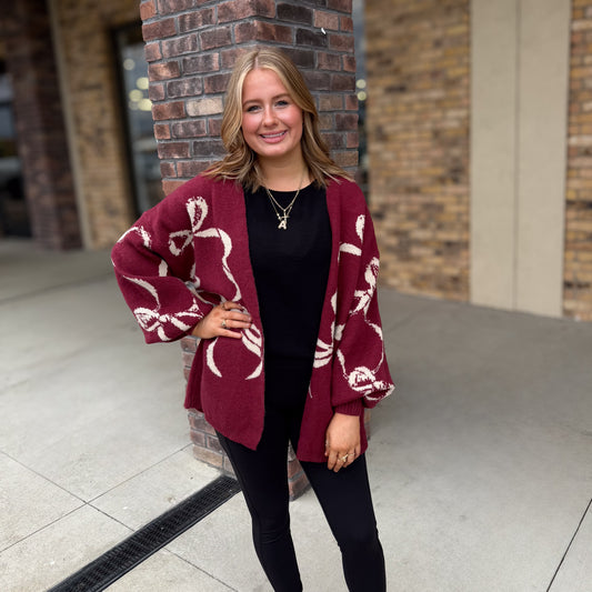 Bow Cardigan