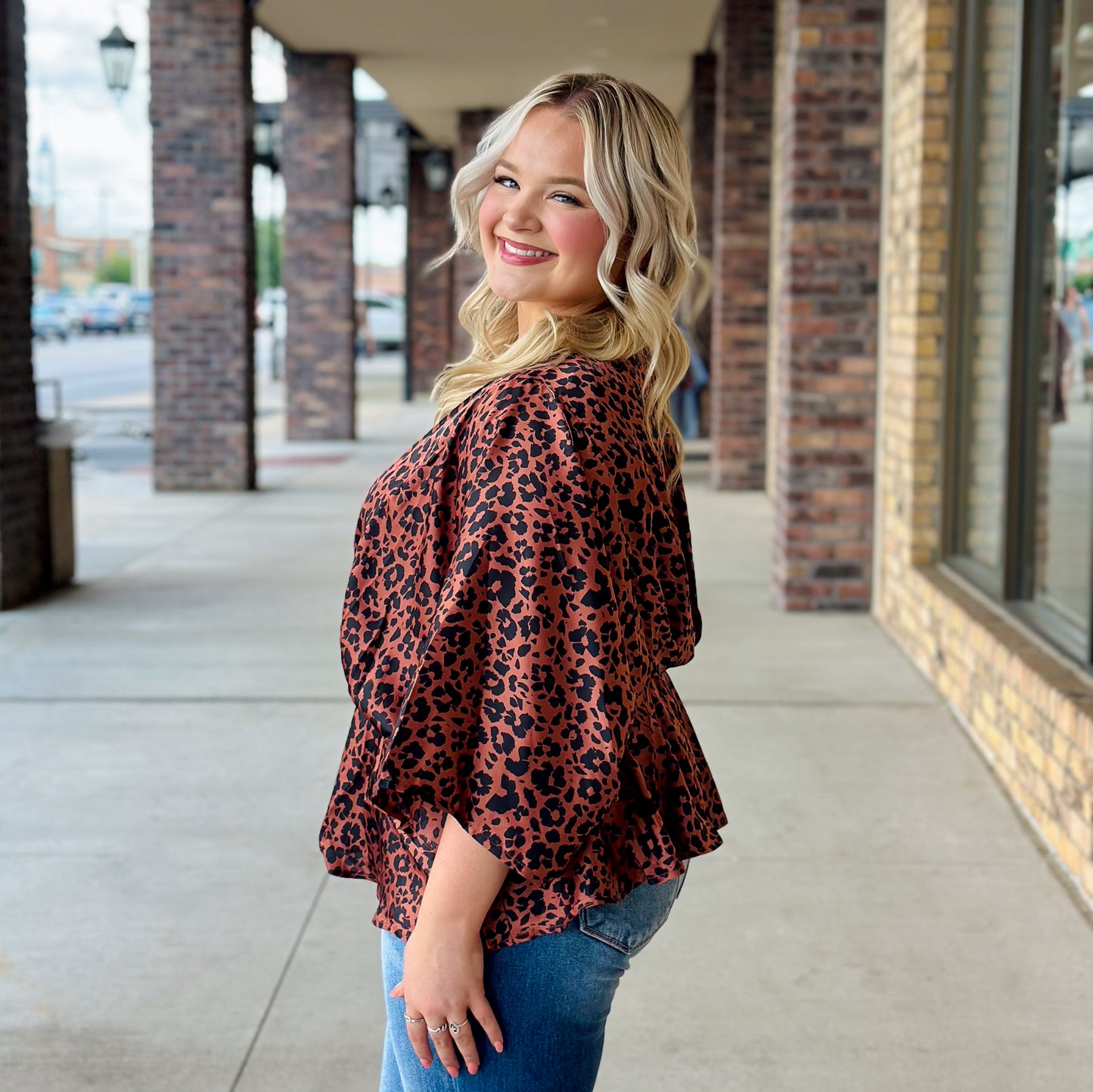 Wild Thoughts Leopard Blouse