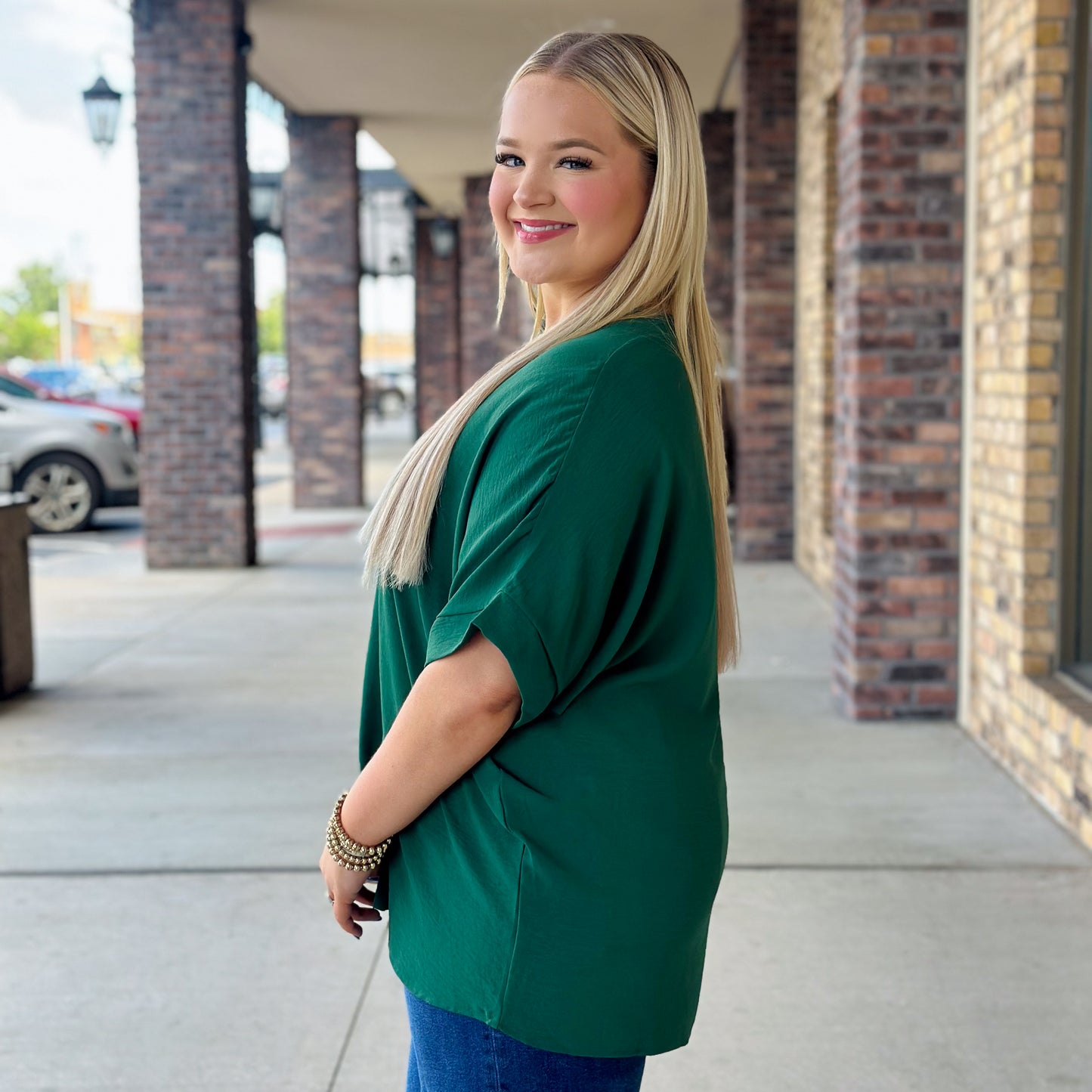 Keep It Basic Short Sleeve Blouse