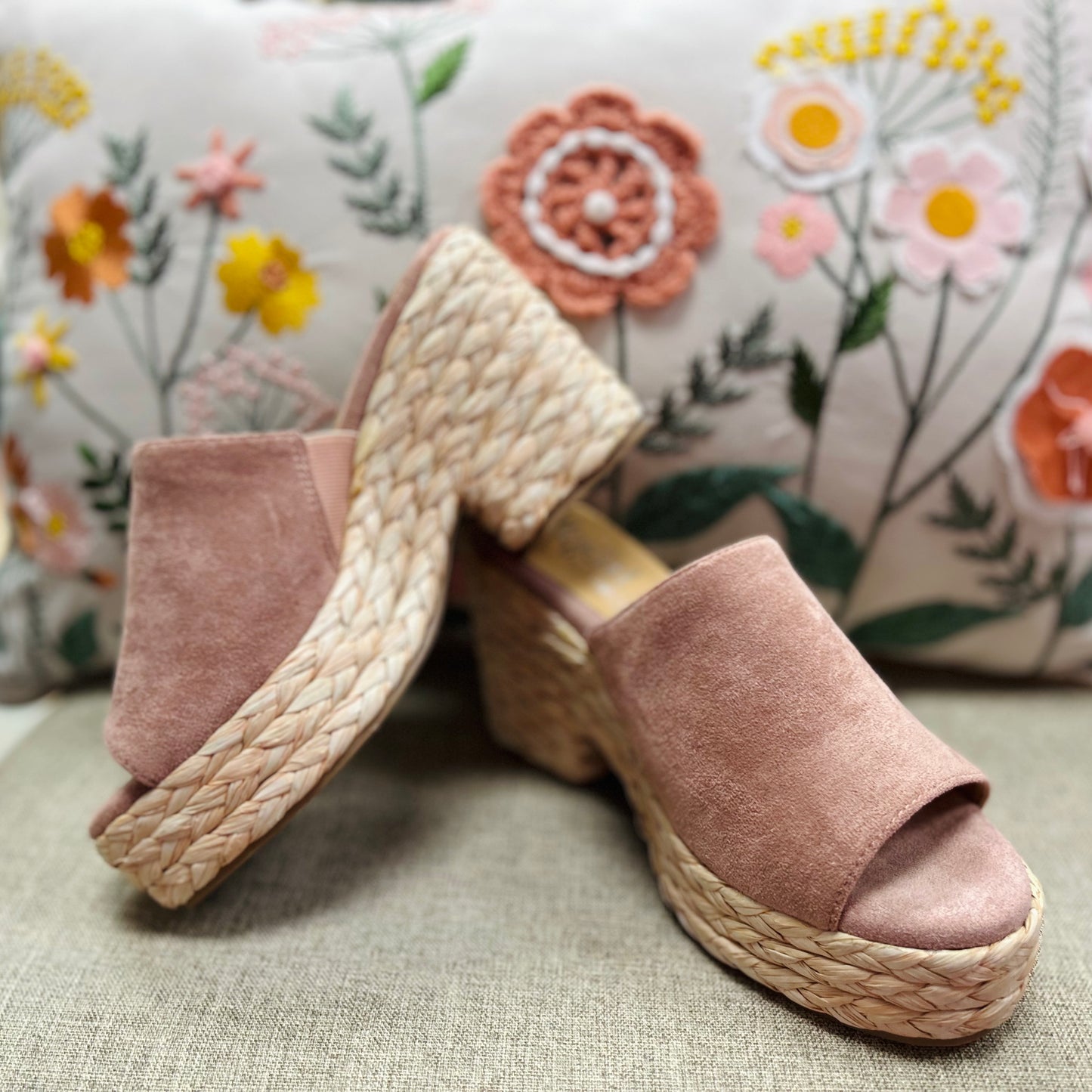 Corkys Solstice Wedge-Blush